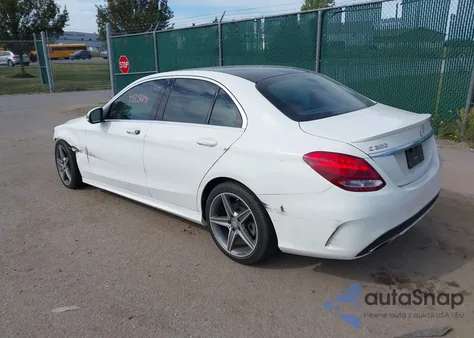 2016 Mercedes-Benz C 300 Sport from USA, damaged, VIN 55SWF4JB6GU113607